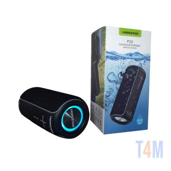 HOPESTAR PORTABLE BLUETOOTH SPEAKER P30 USB/HANDS-FREE/U DISK/TF/AUX WATER-RESISTANT BLACK